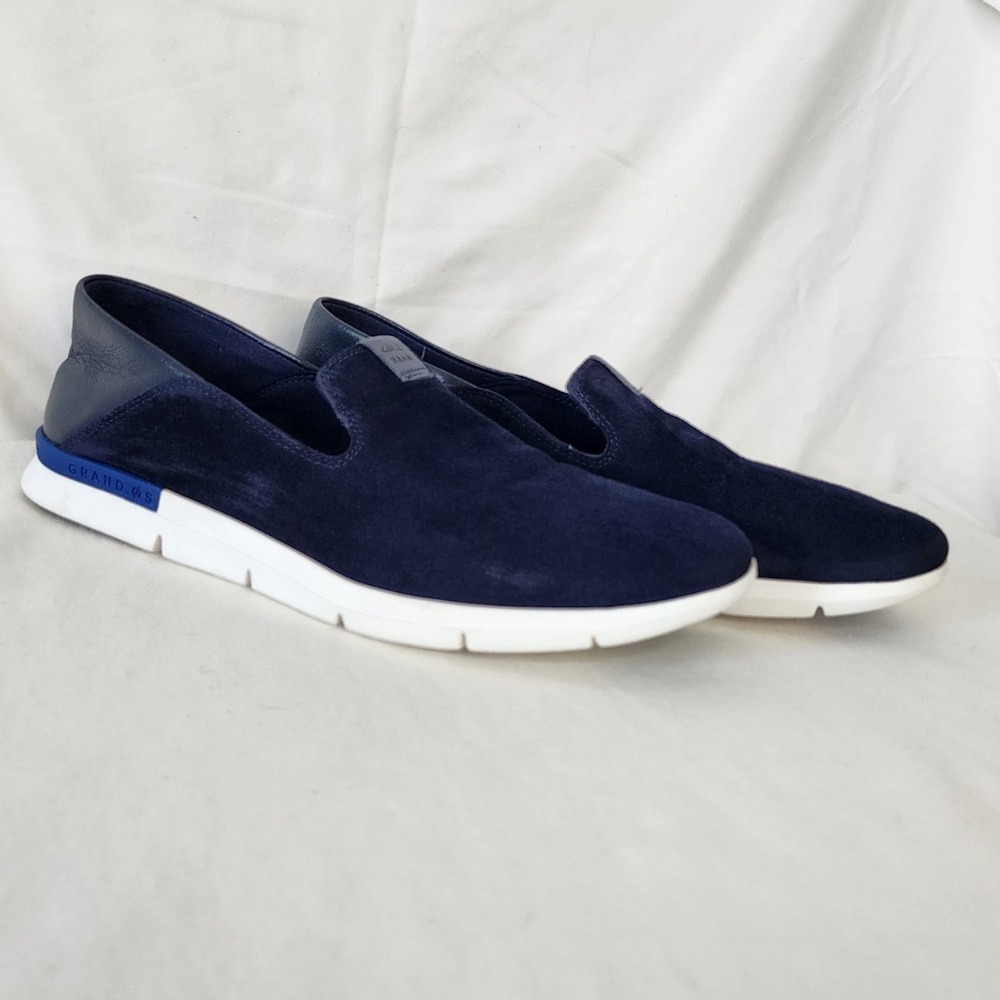 Cole Haan GrandPrø Suede Slip On Sneakers Comfort Casual Shoes Size 7.5